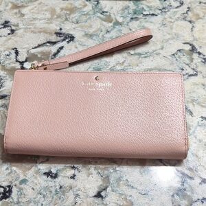 ⬇️$49EUC Pink Kate Spade New York Double Zipper Wallet/wristlet